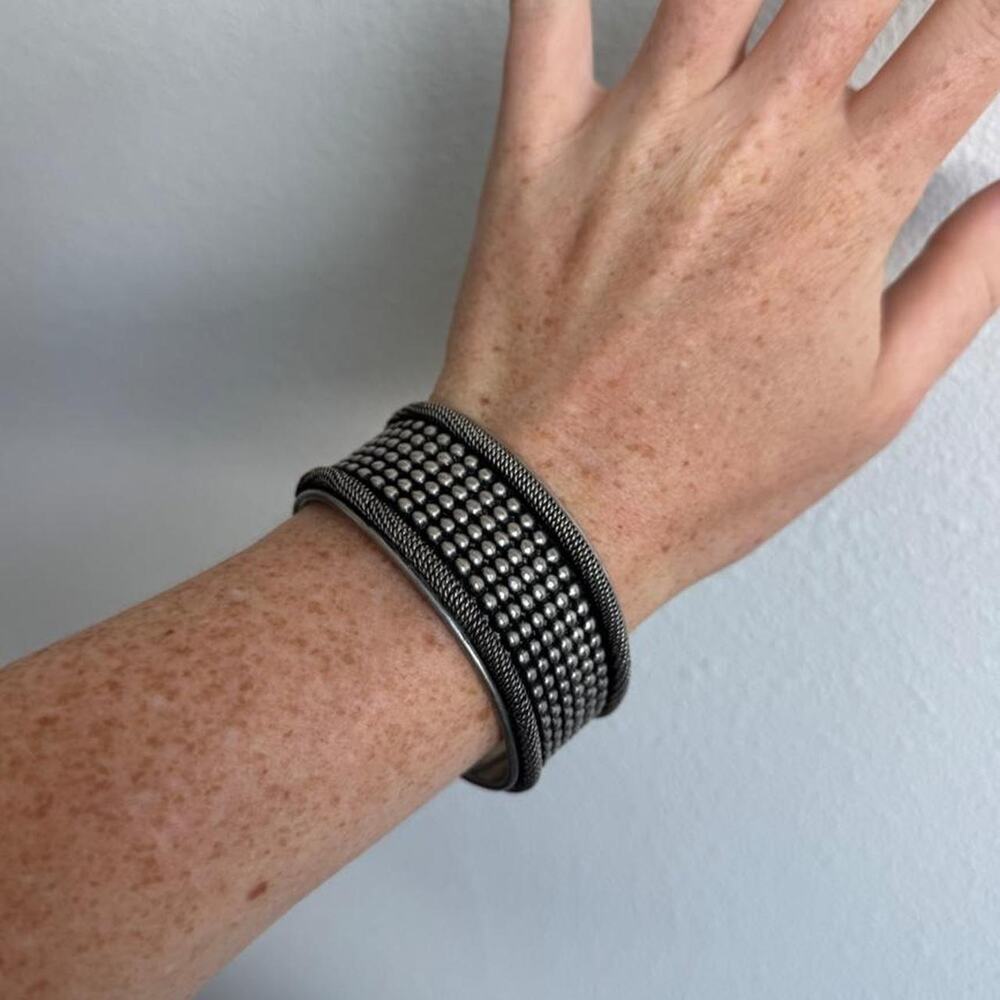 Vintage silver cuff bracelet